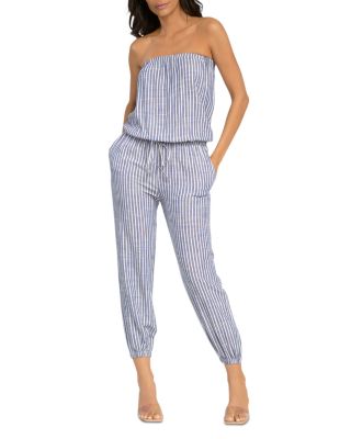 elan striped jumpsuit