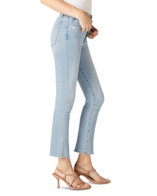 High Rise Cropped Bootcut Jeans