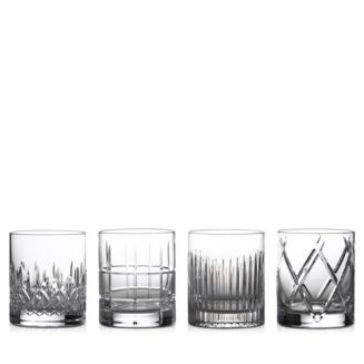 Waterford Short Stories Double Old Fashioned Glass, Set of 4