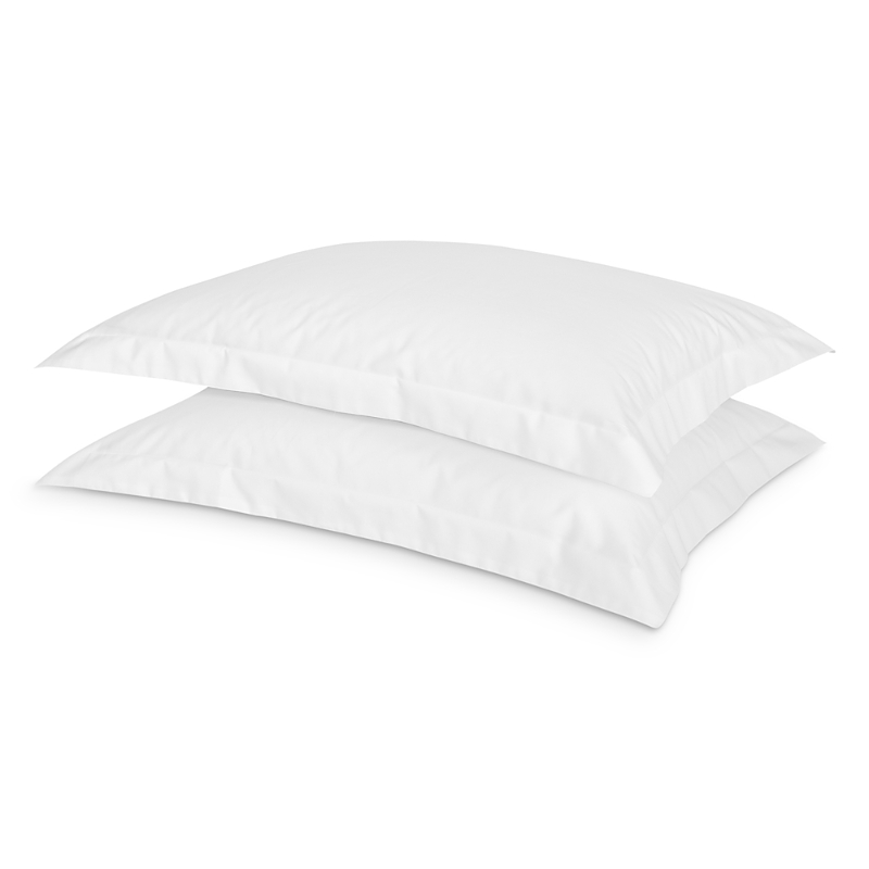 Frette Set Of 2 Cotton Sateen Pillow Shams In White
