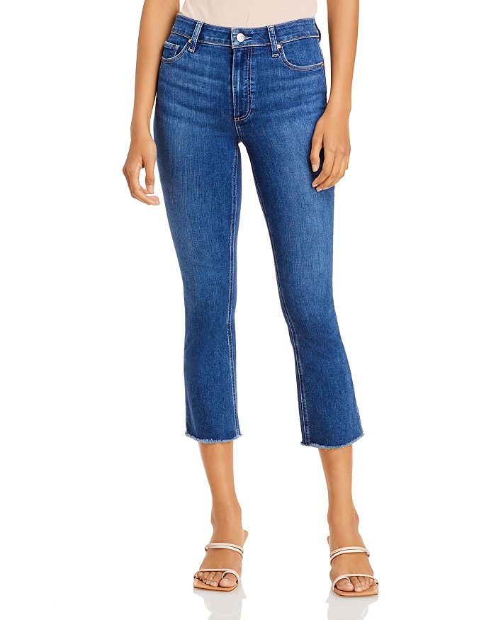 PAIGE Colette Cropped Flare Jeans in Mambo | Bloomingdale's