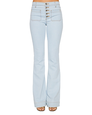 Ramy Brook Cindy Flared Jeans in Bleach
