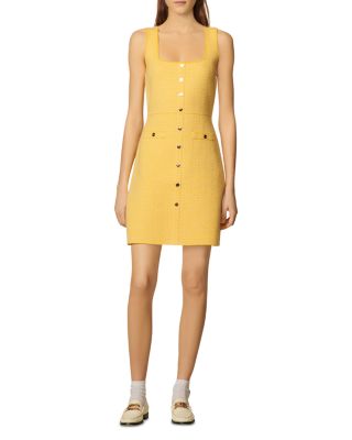 bleu mini dress Sweet Love Flared Satin Mini Dress