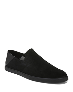 Vince Men's Sanders Slip On Step Down Sneakers In Black
