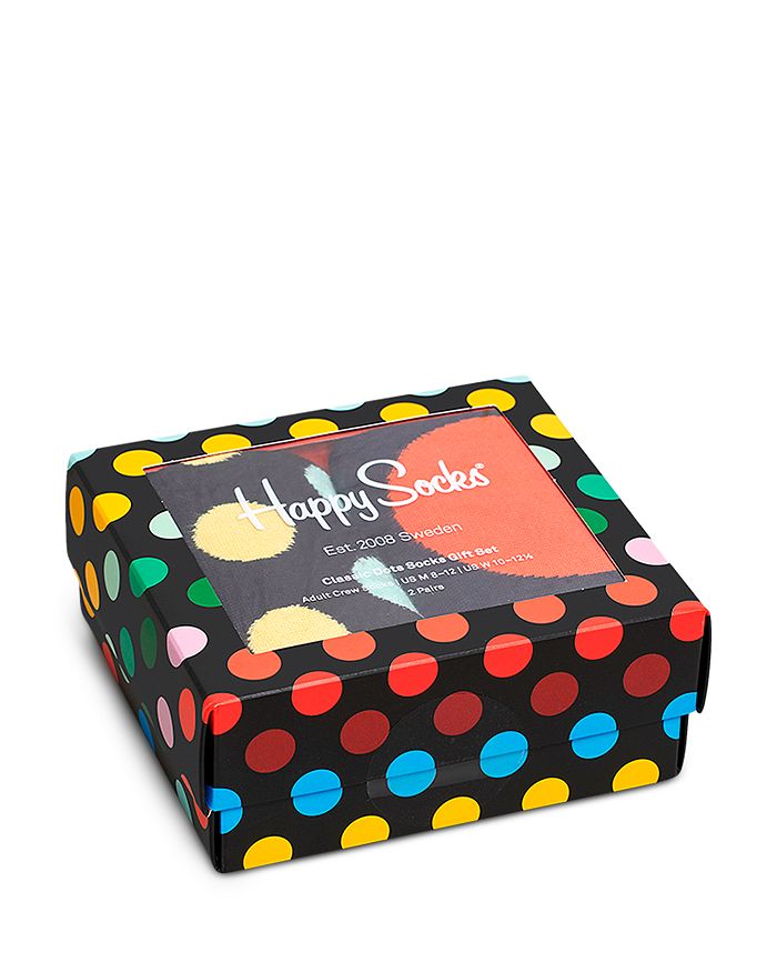 Happy Socks Dot Crew Socks, Set of 2 Bloomingdale's