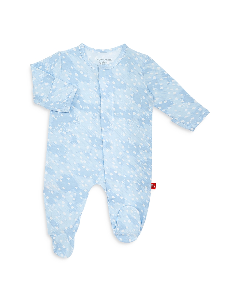 Magnetic Me Unisex Printed Footie - Baby In Blue