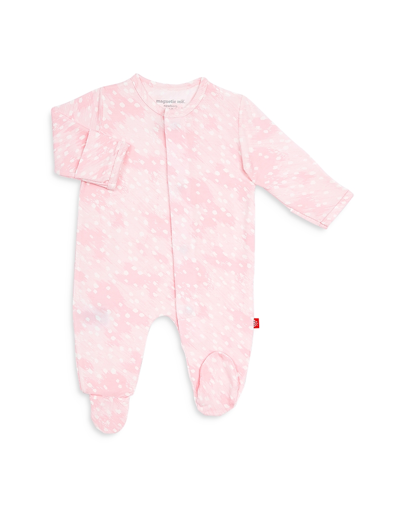 Magnetic Me Unisex Printed Footie - Baby In Pink
