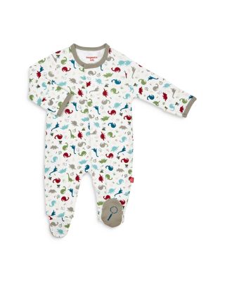 MAGNETIC ME - Unisex Cotton Dinosaur Footie - Baby