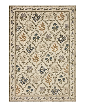 Rifle Paper Co Fiore Fio-04 Area Rug, 7'10 X 10' In Ivory
