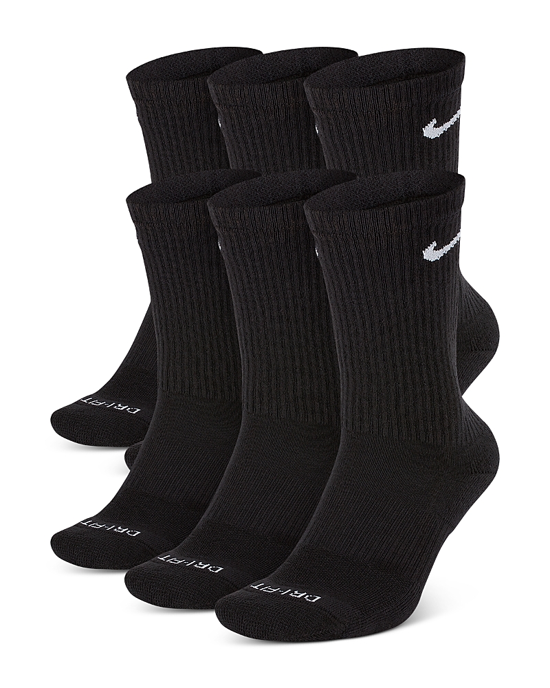 Nike Everyday Plus Cushioned Training Ankle Socks In Black