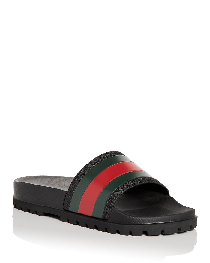 Gucci's VERY EXPENSIVE rubber sandals will remind you of your good