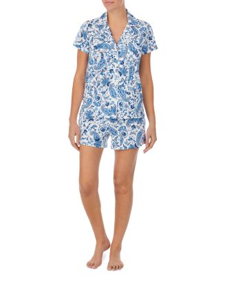 Ralph Lauren Printed Boxer Shorts Pajama Set | Bloomingdale's