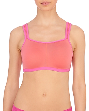Natori High-impact Yogi Contour Convertible Full Coverage Sports Bra 731050 In Sunrise/rosebloom
