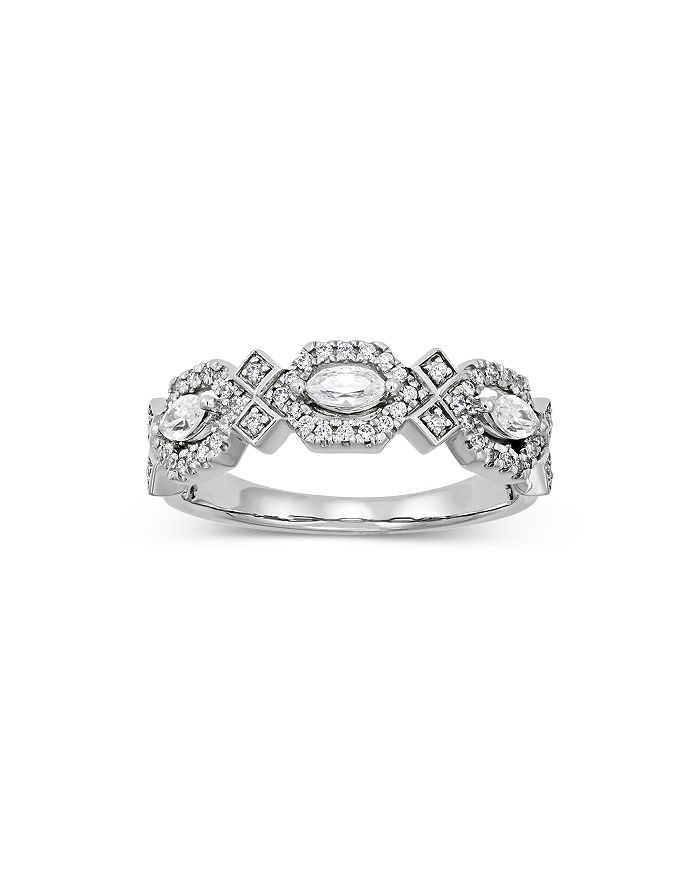 Bloomingdale's Diamond Anniversary Band in 14K White Gold 0.50 ct. t.w
