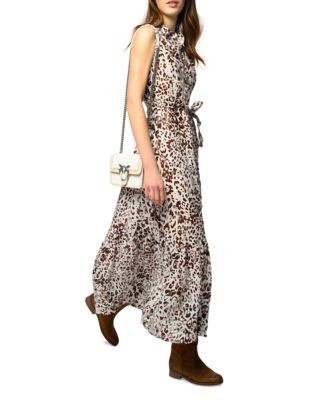 knee length dresses for ladies Button Front Maxi Leopard Denim Shirt Dress – Cha Cha Boutique