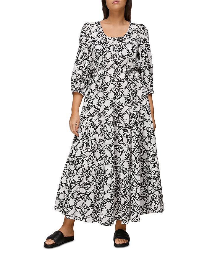 Whistles Floral Print Trapeze Dress | Bloomingdale's