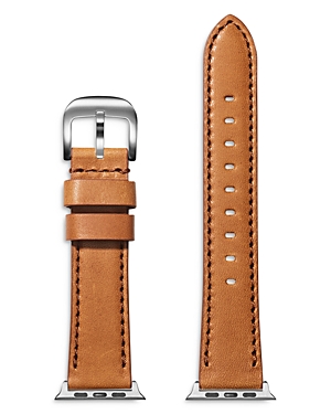 SHINOLA SMOOTH ESSEX LEATHER STRAP FOR APPLE WATCH,S1120172890