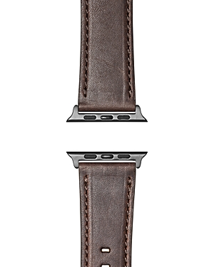 Shinola Leather Strap For Apple Watch, 24mm In British Tan