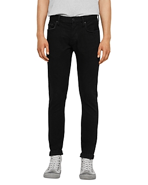 Allsaints Rex Straight-Skinny Jeans in Jet Black
