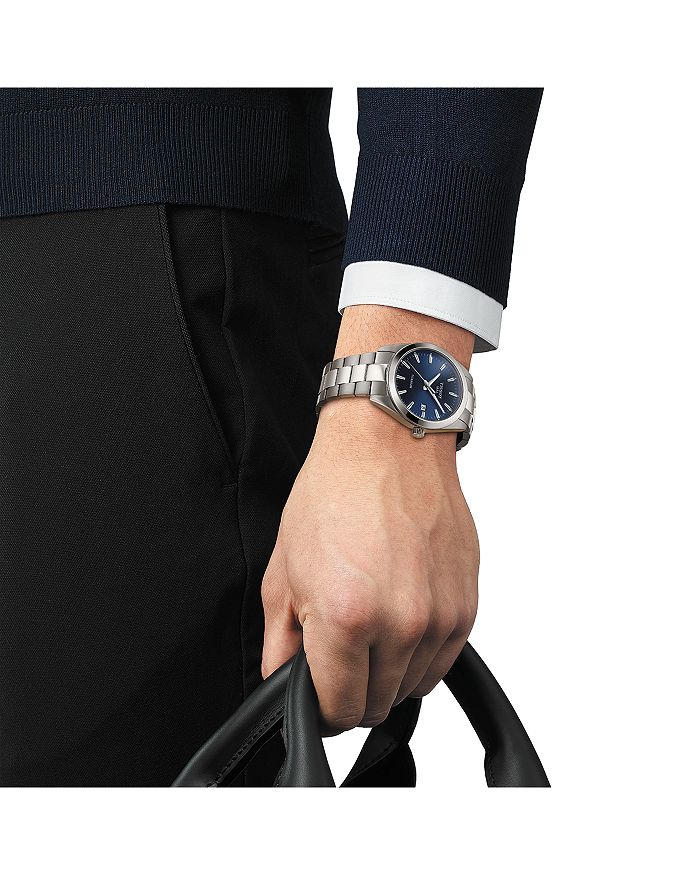 Shop Tissot Gentleman Watch, 40mm In Blue