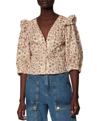 sandro blouse sale