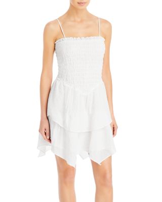 AQUA - Smocked Mini Dress - 100% Exclusive