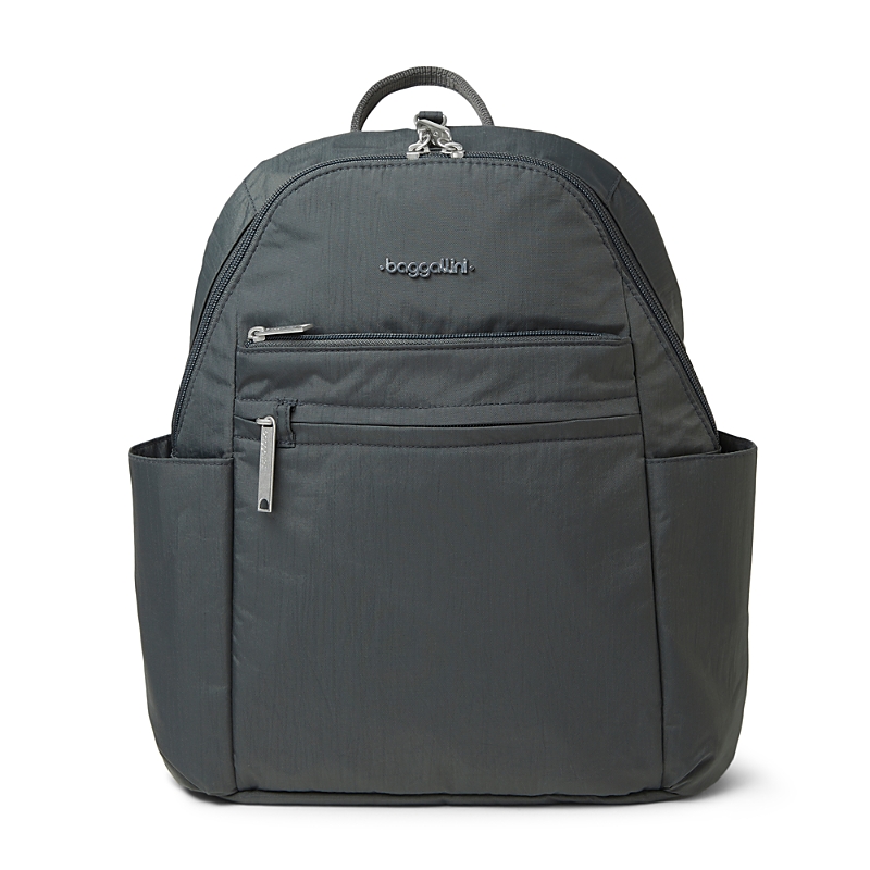 Baggallini Anti-theft Vacation Backpack In Charcoal