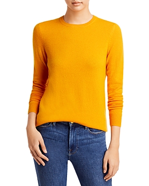 C By Bloomingdale's Crewneck Cashmere Sweater - 100% Exclusive In Gold