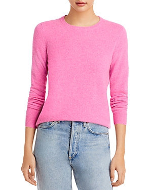 C By Bloomingdale's Crewneck Cashmere Sweater - 100% Exclusive In Bubblegum Twist
