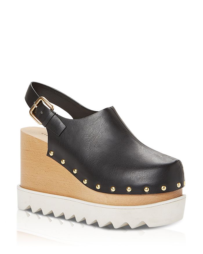 Elyse studded platform sandals in black - Stella Mc Cartney