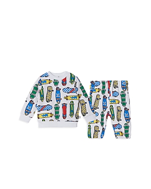 STELLA MCCARTNEY STELLA MCCARTNEY BOYS' COTTON SKATEBOARD SWEATSHIRT & JOGGER PANTS SET - BABY,603376 SQJ33