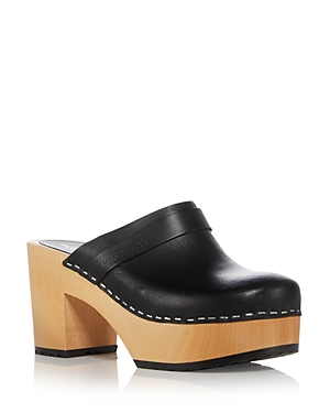 SWEDISH HASBEENS WOMEN'S LOUISE PLATFORM CLOGS,945