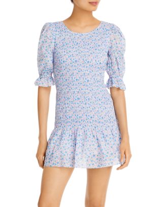 LoveShackFancy Catalina high quality Floral Mini Dress