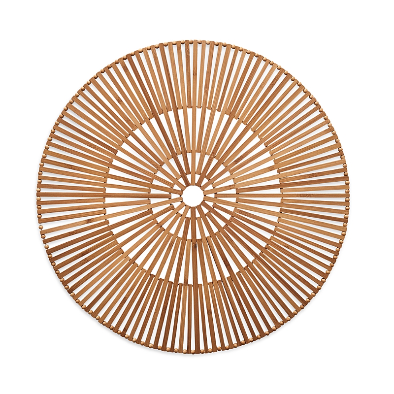 Kim Seybert Spoke Placemats, Set Of 4 In Brown