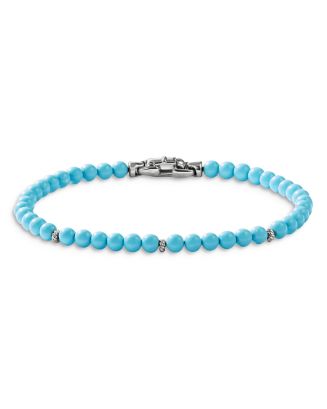 David Yurman Spiritual Beads Bracelet with Reconstituted Turquoise ...
