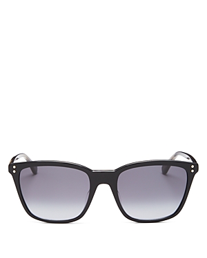 Kate Spade New York Women's Square Sunglasses, 55mm In Black/gray