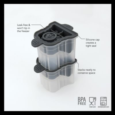 3D Novelty Ice Molds Bulldog, Set of 2