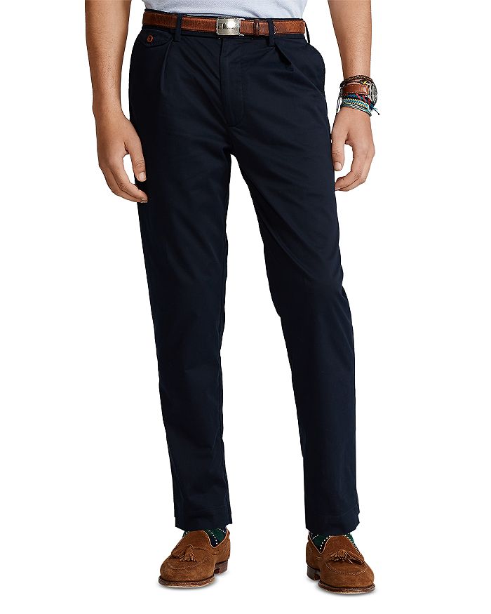 Polo Ralph Lauren Stretch Slim Tapered Fit Pleated Pants