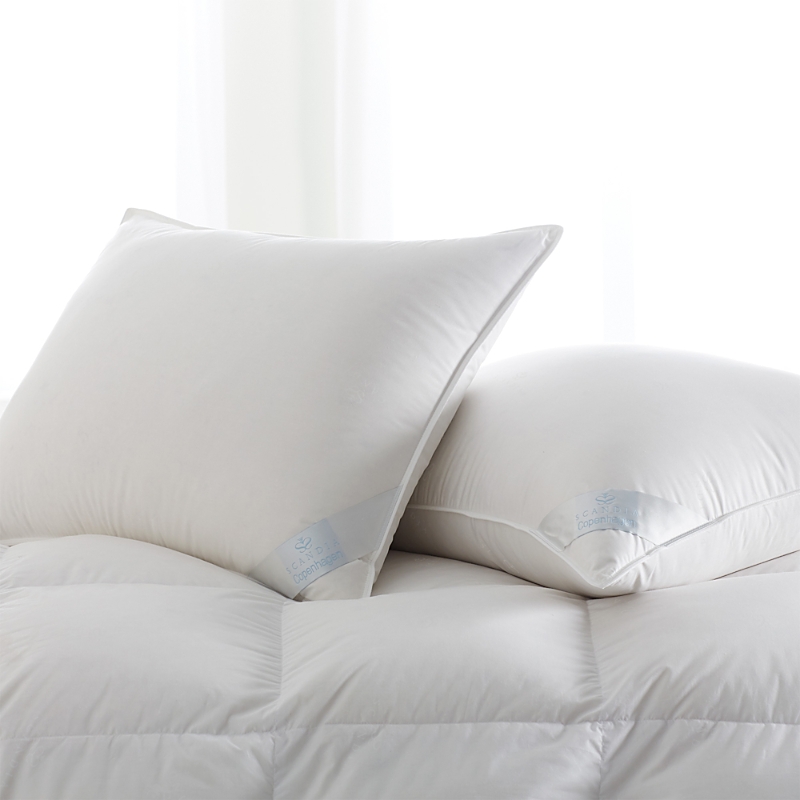 Scandia Home Copenhagen Soft Down Pillow, King In White