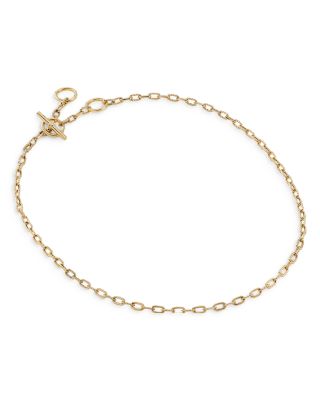 18K Yellow Gold DY Madison&reg; Three Ring Chain Necklace