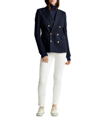 ラルフローレン★Knit Double-Breasted Blazer Polo Ralph Lauren Knit Double-Breasted Blazer | Neiman Marcus