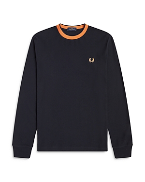 Fred Perry Crepe Long Sleeve Tee