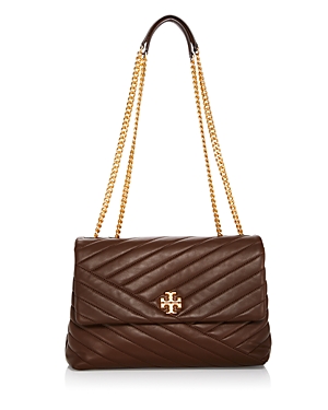 TORY BURCH KIRA CHEVRON LEATHER SHOULDER BAG,58465