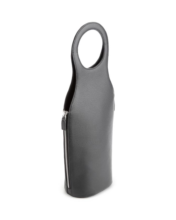 Wine Champagne Leather Travel Tote