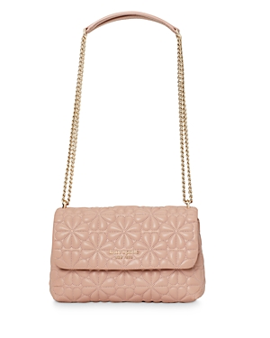KATE SPADE KATE SPADE NEW YORK BLOOM QUILTED SMALL CONVERTIBLE LEATHER CROSSBODY,PXR00519