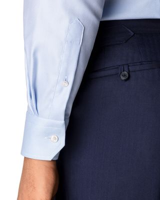 Contemporary Fit Diagonal Weave Shirt