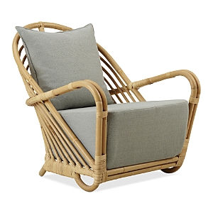 Sika Design Arne Jacobsen Charlottenborg Chair With Sunbrella Sailcloth Seagull Cushion In Natural