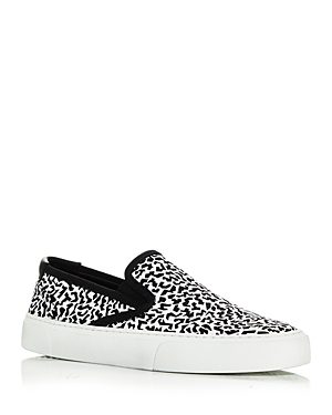Saint Laurent Women's Venice Low Top Sneakers In Black/white