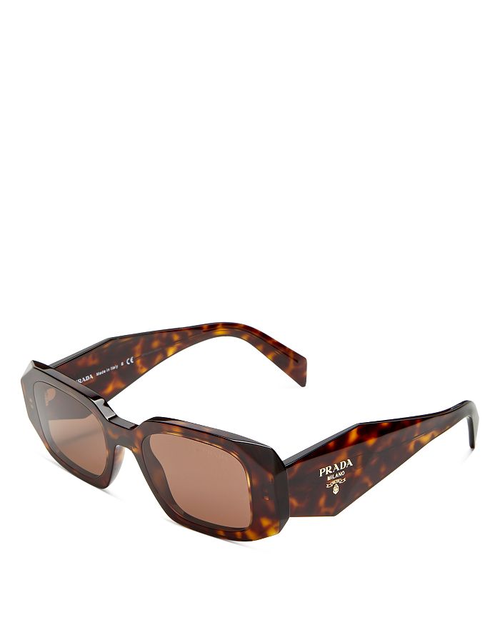 Prada Symbole Rectangular Sunglasses, 49mm | Bloomingdale's