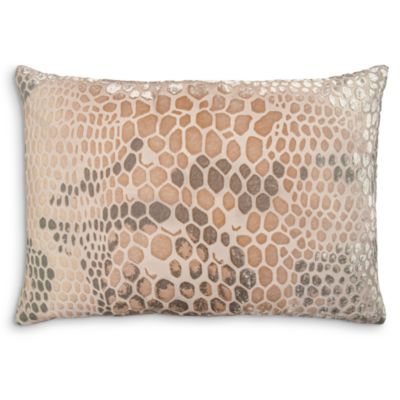 Kevin O'Brien Studio Snakeskin Print Decorative Pillow, 14 x 20